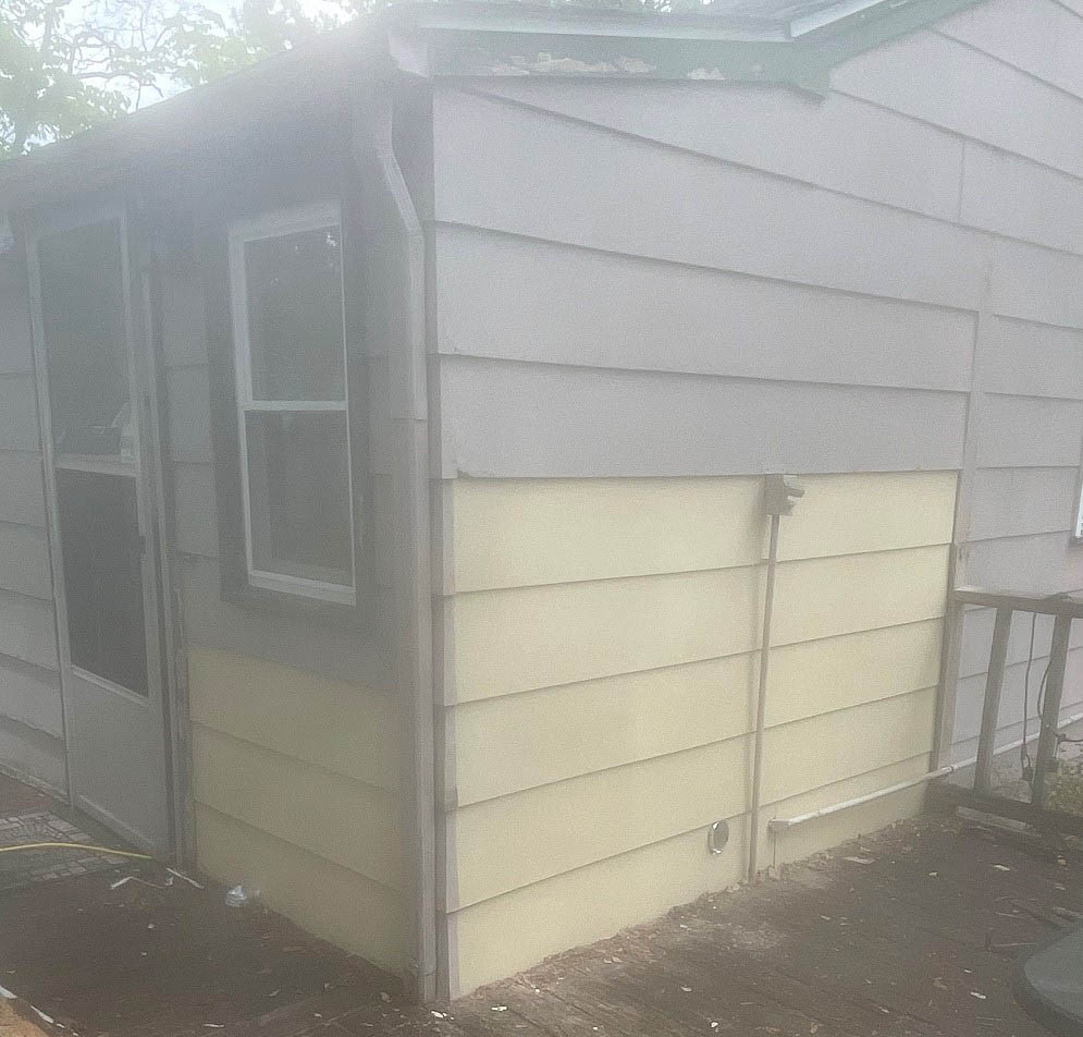 HardiePlank lap siding repair and corner integration in Raeford NC